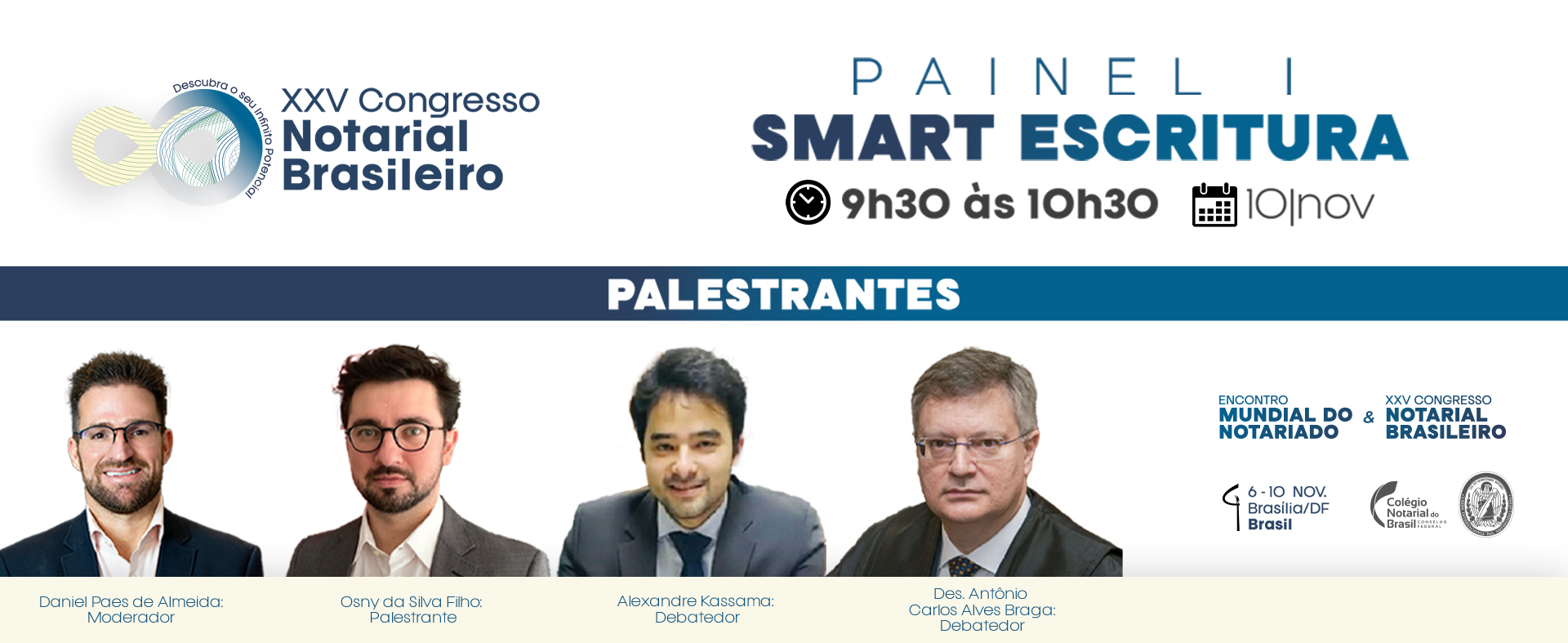 Inovação Notarial: Smart Escrituras Será Tema Da I Mesa Redonda Do XXV Congresso Notarial Brasileiro